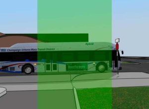 Bus vs. pedestrian11