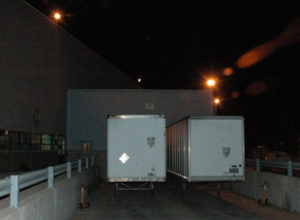 Nighttime loading dock visibility